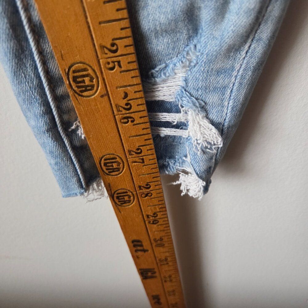 EUC AMERICAN EAGLE OUTFITTERS NEXT LEVEL STRETCH HI RISE JEGGING RIPPED SIZE 4 R - Picture 16 of 16